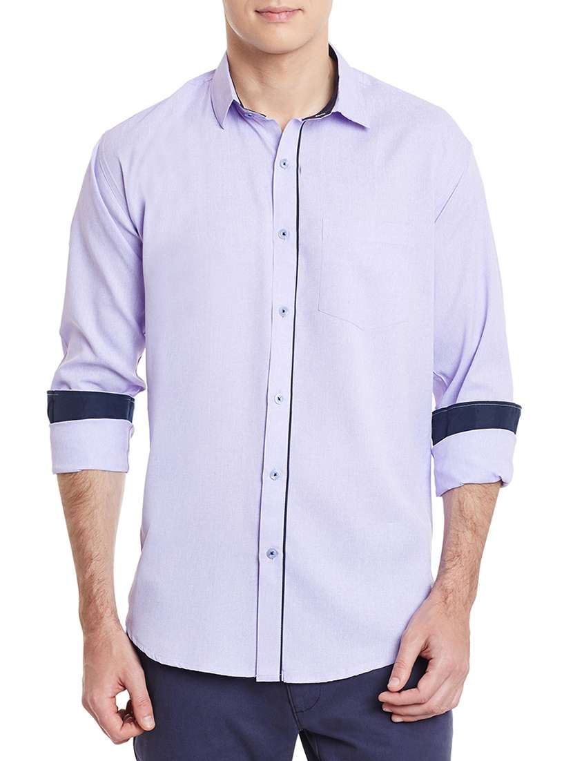 grey cotton casual shirt