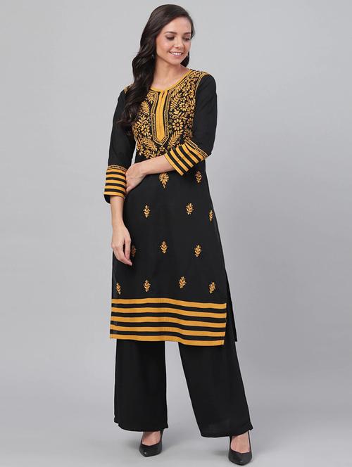 women's straight kurta - 12788691 - Standard Image - 0