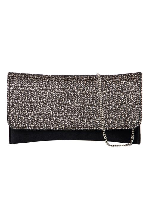 black velvet clutch - 12792385 - Standard Image - 0