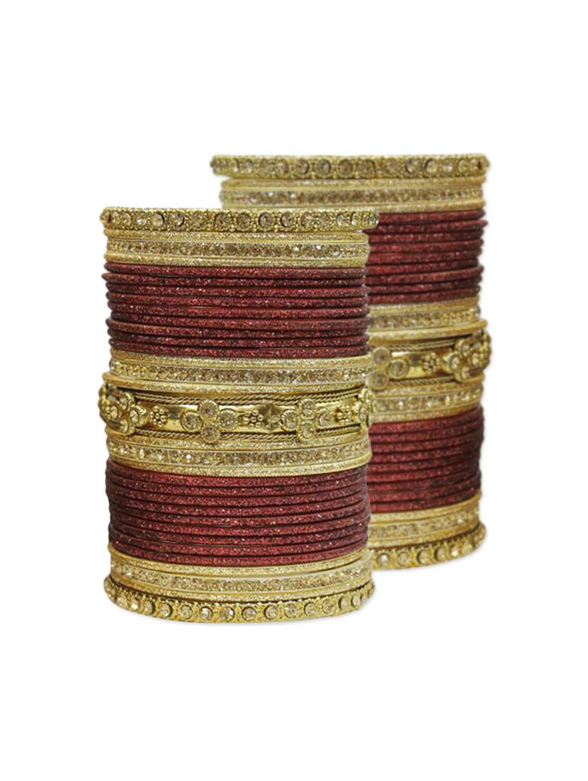 red metal bangle