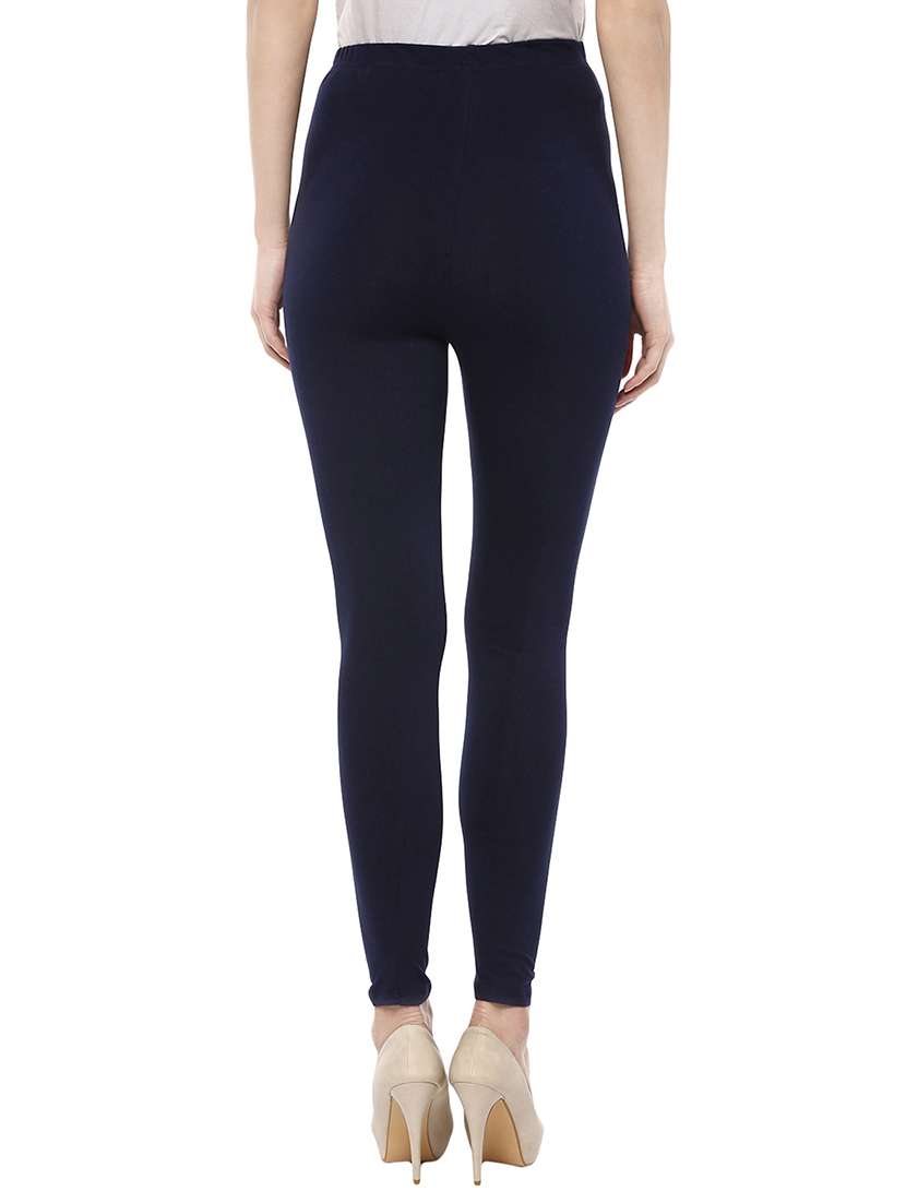 set of 2 multi colored cotton leggings - 12797652 - Standard Image - 3