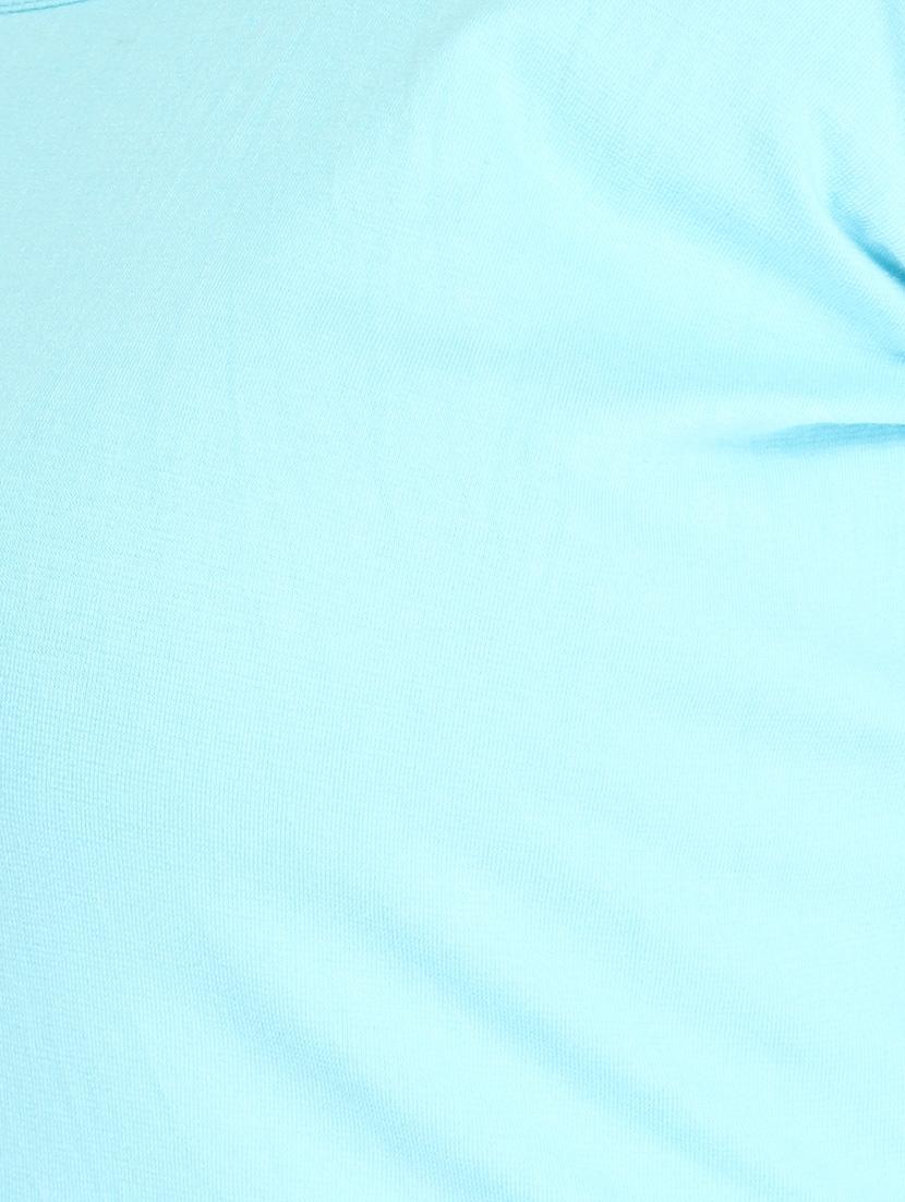 light blue cotton regular top - 12799993 - Standard Image - 3