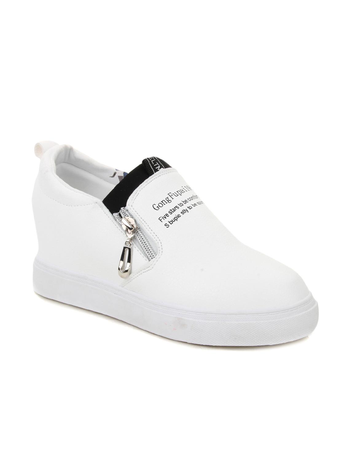 white canvas casual shoes - 12815532 - Zoom Image - 0