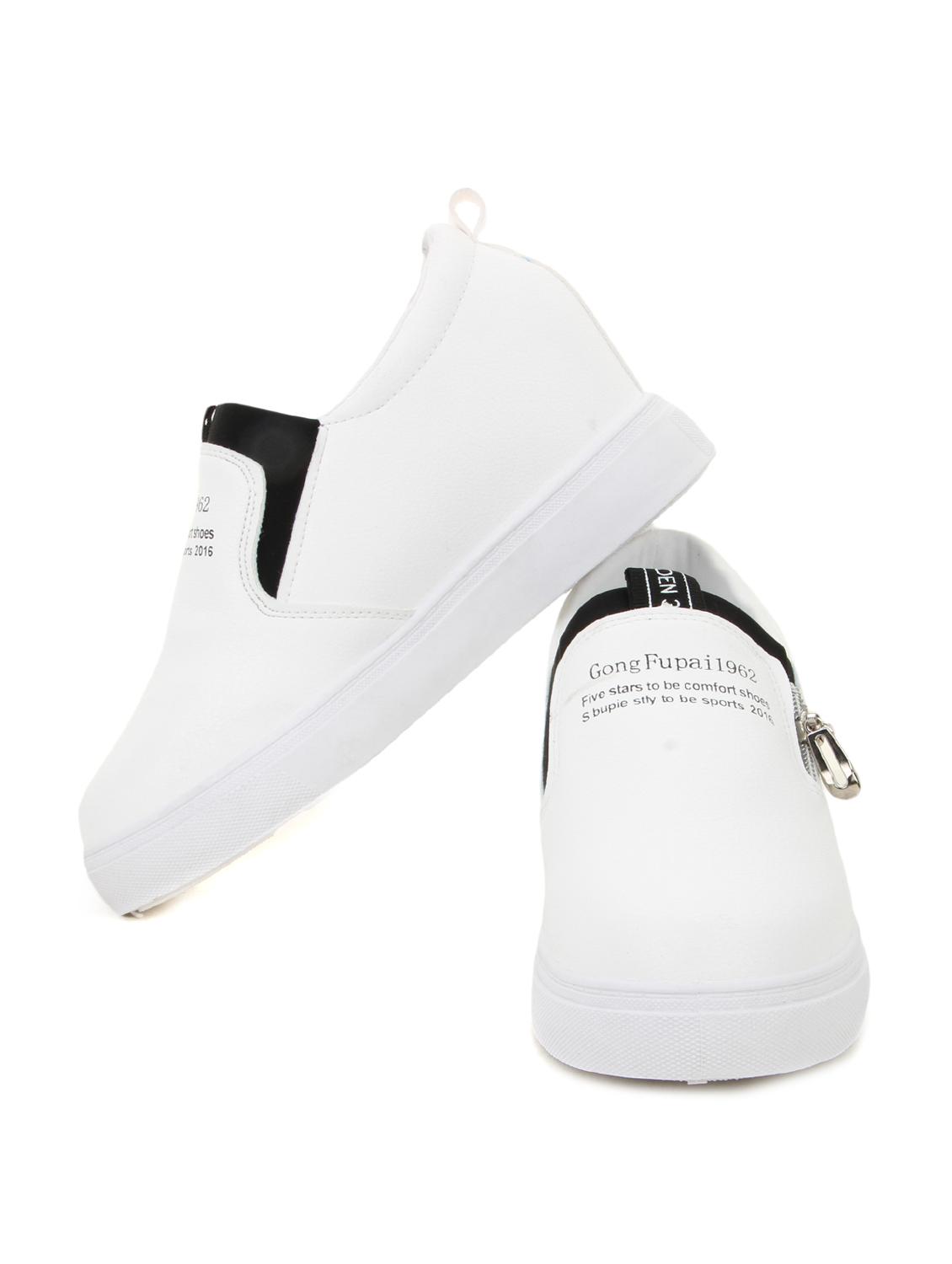 white canvas casual shoes - 12815532 - Standard Image - 3
