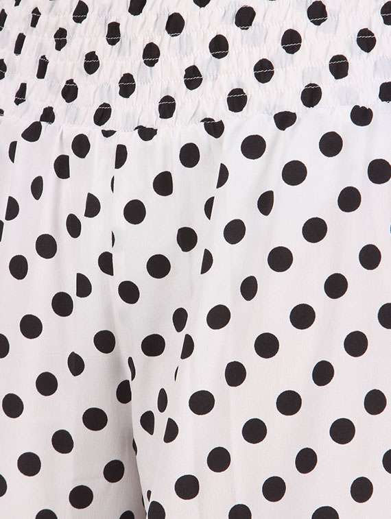 white polyester palazzo - 12815599 -  Standard Image - 3