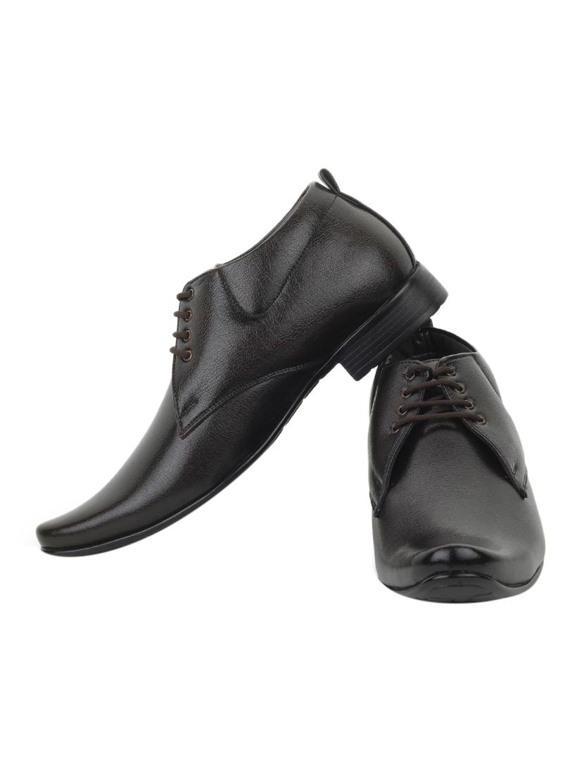 brown leather lace up derby - 12816315 - Standard Image - 3