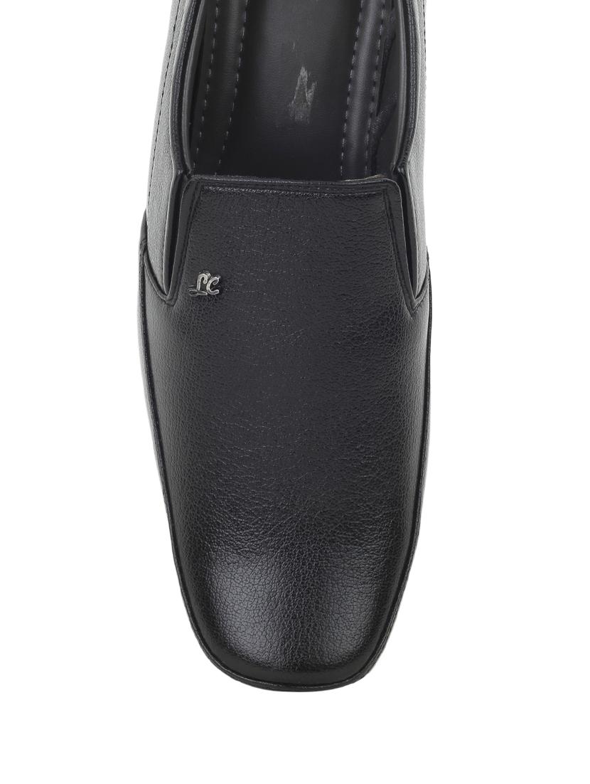 black leatherette slip on - 12816324 - Standard Image - 3