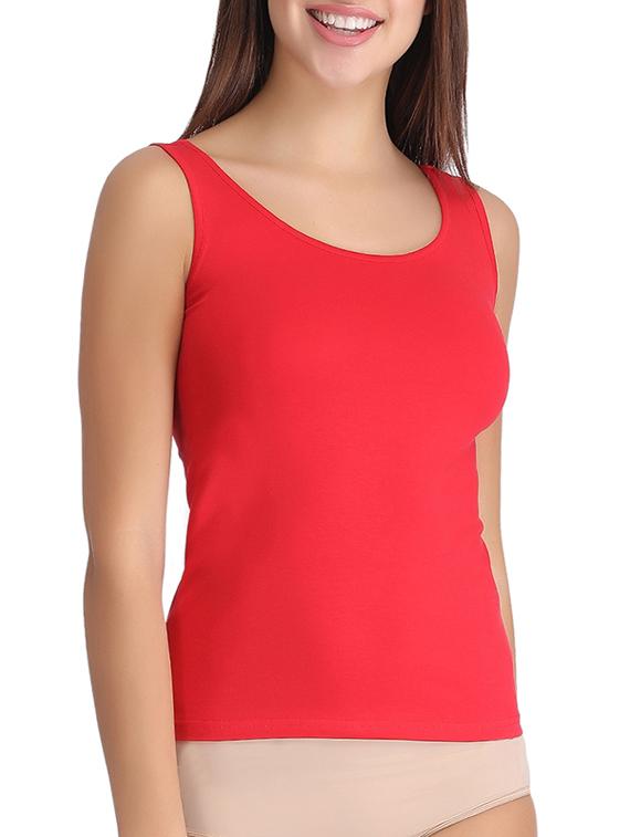 red cotton camisole - 12832961 -  Zoom Image - 0