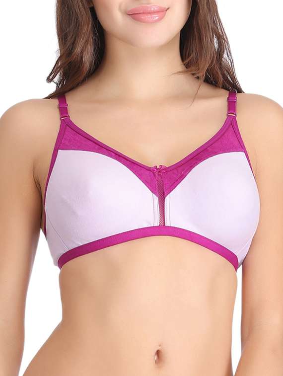 front zip cotton bra - 12833004 - Zoom Image - 0