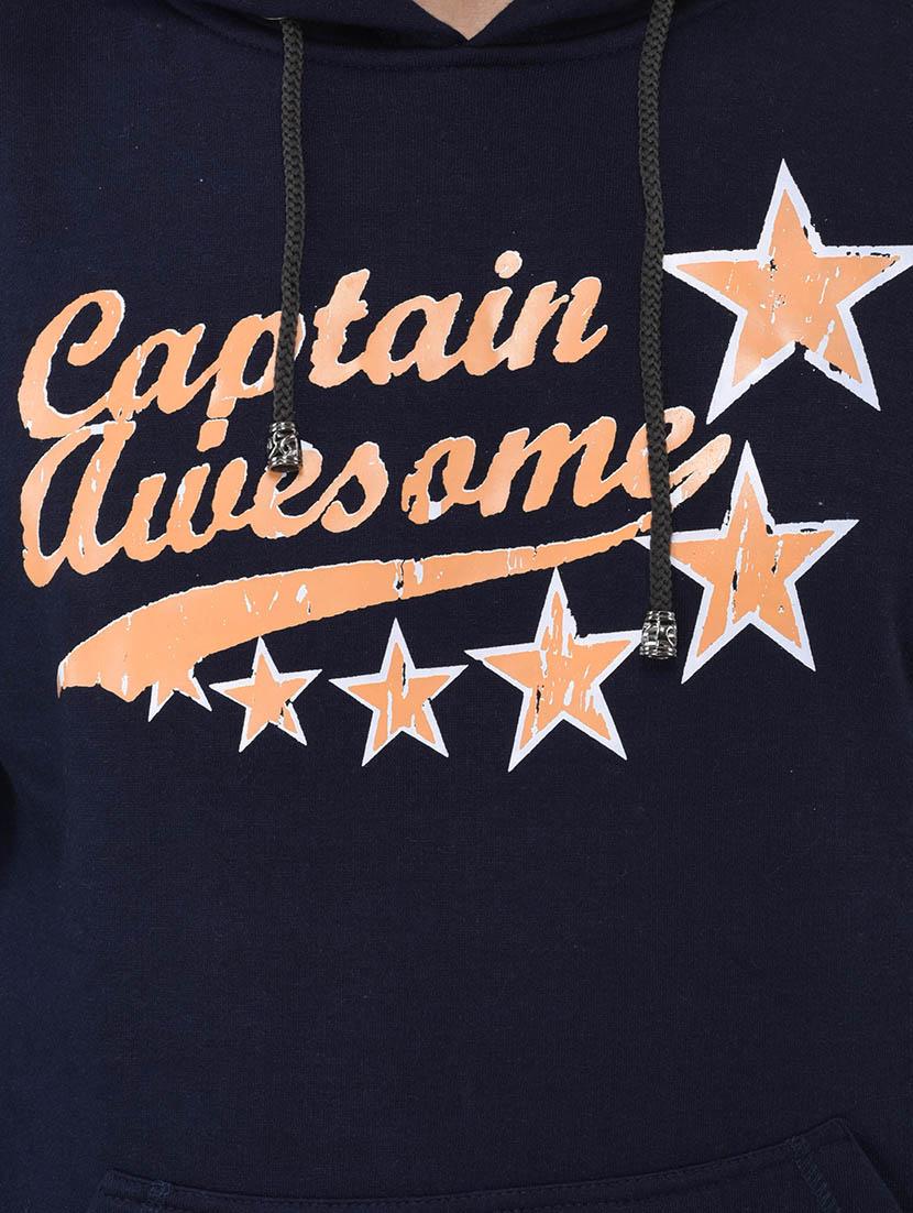 mens chest print sweatshirt - 12833154 - Standard Image - 3