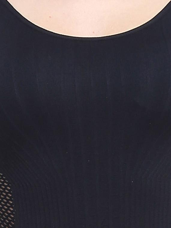 mesh detail solid camisole - 12833710 - Standard Image - 3