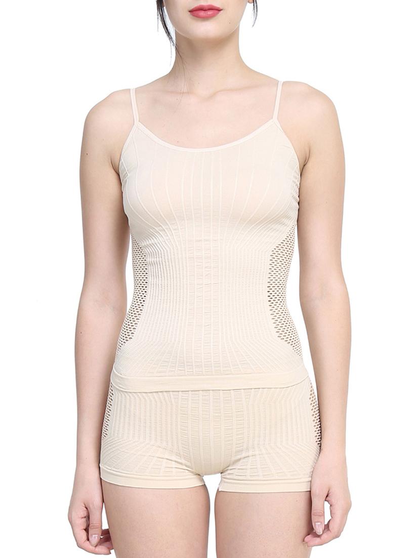 beige nylon camisole - 12833711 -  Zoom Image - 0