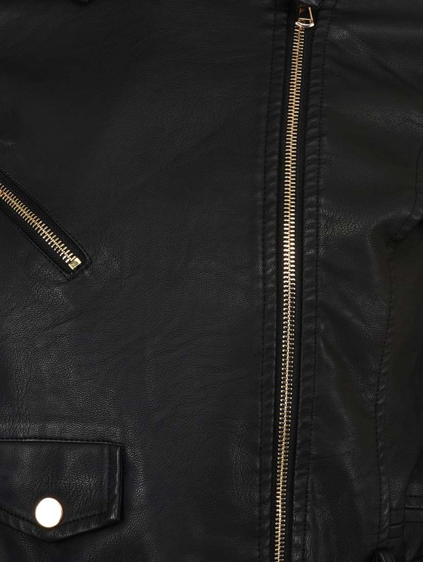 black leather jacket - 12840382 -  Standard Image - 3