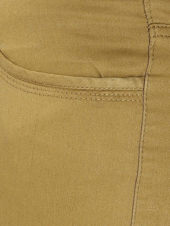 women khaki full length jeans - 12850906 - Standard Image - 3