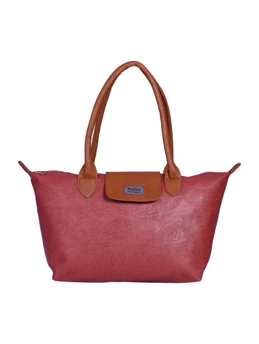 red leatherette handbag - 12854747 - Zoom Image - 0