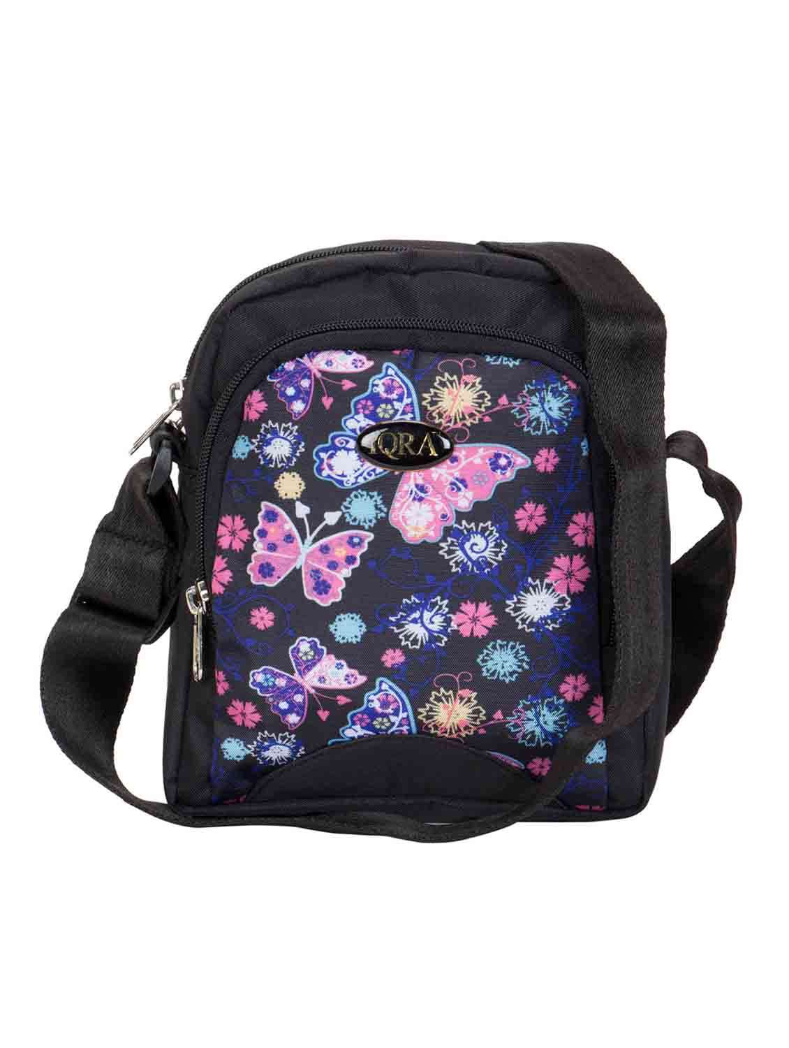 black polyester backpack