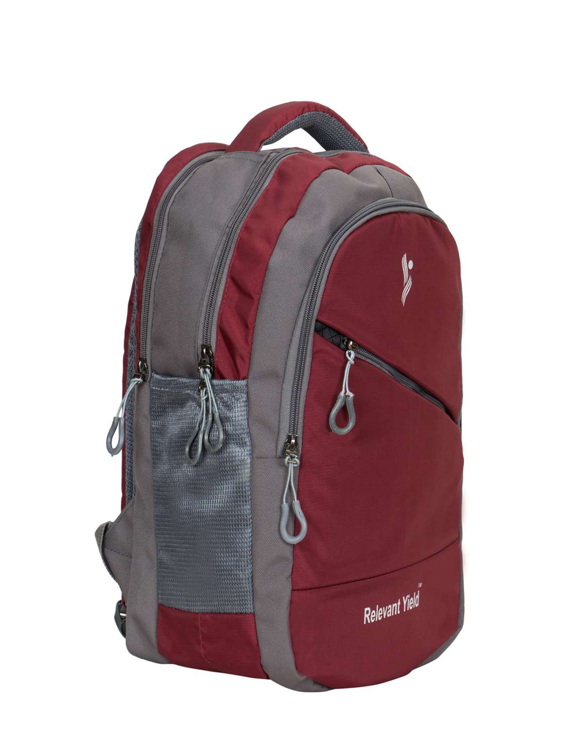 maroon leatherette laptop bag