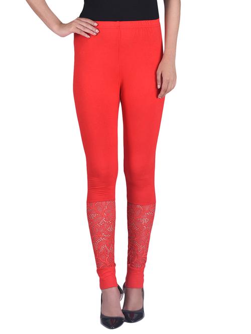 orange viscose leggings - 12891379 - Standard Image - 0
