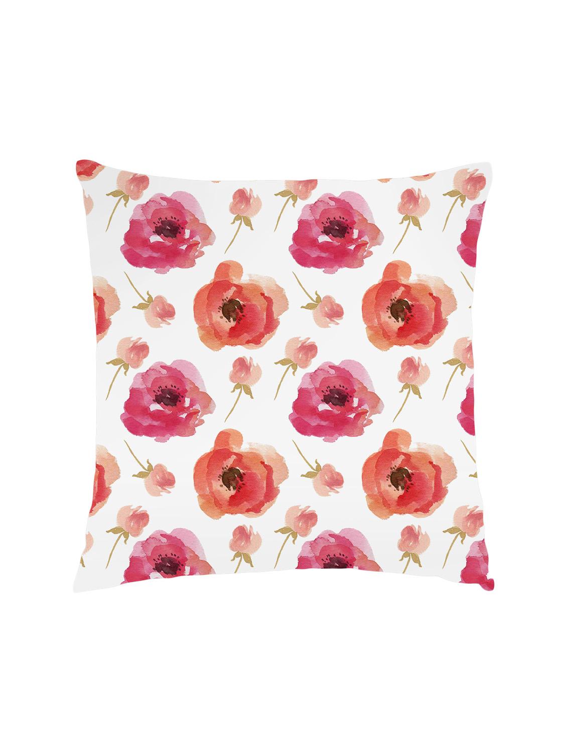 digitally printed cushion cover of water colour flowers - 12893130 -  Zoom Image - 0