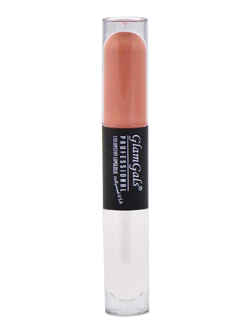 glamgals colour stay dual lip gloss,rose pink,8 ml