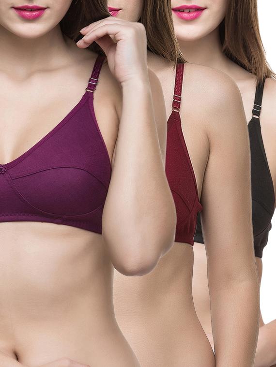 set of 3 detachable strap bra - 12894563 - Zoom Image - 0