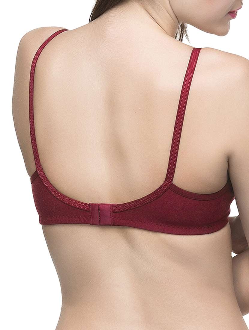 set of 3 floral patch bra  - 12894660 -  Standard Image - 3