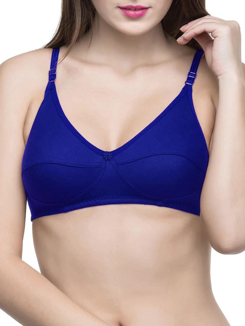 floral patch solid bra  - 12894669 -  Zoom Image - 0