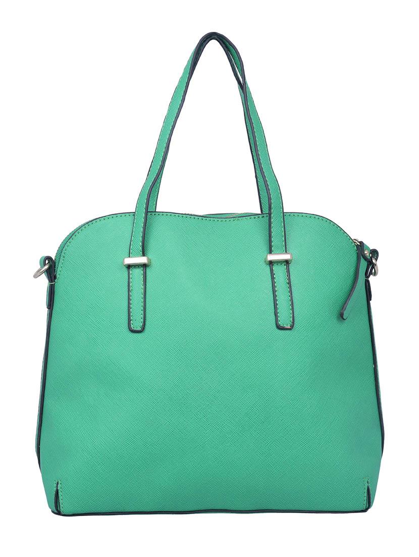 turquoise green leatherette handbag - 12895111 - Standard Image - 3