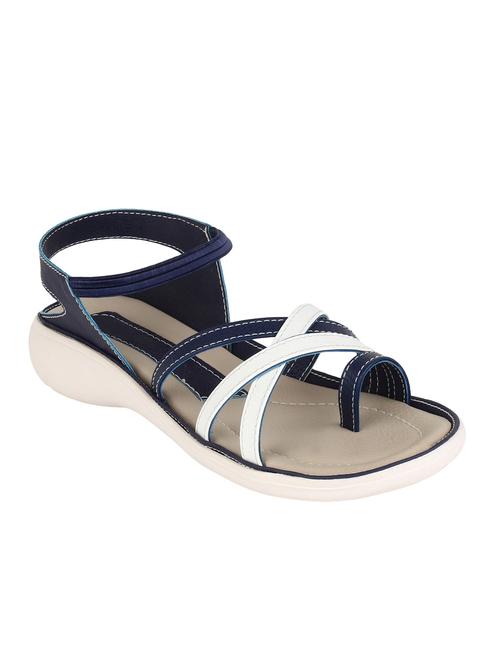 blue ankle strap sandal - 12899316 - Standard Image - 0