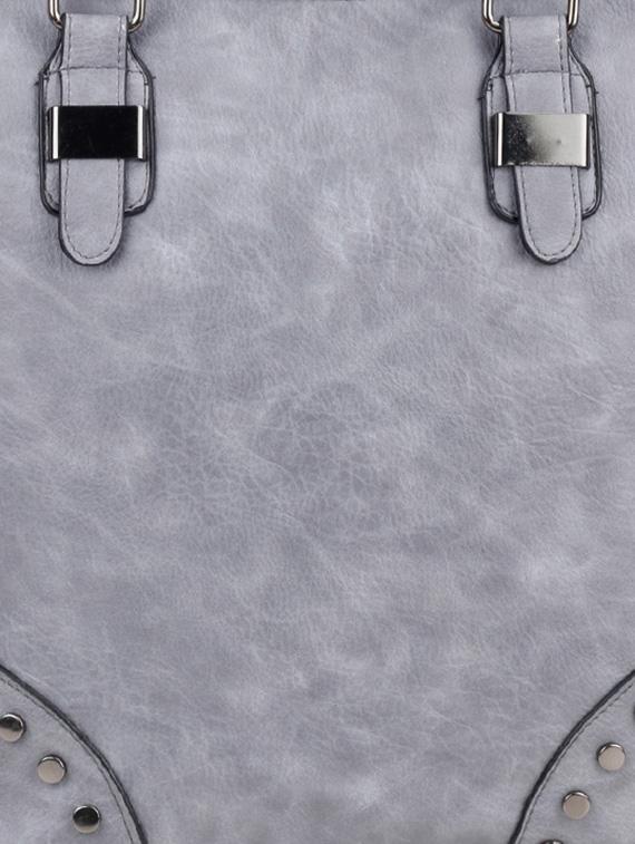 silver polyester handbag - 12905421 - Standard Image - 3