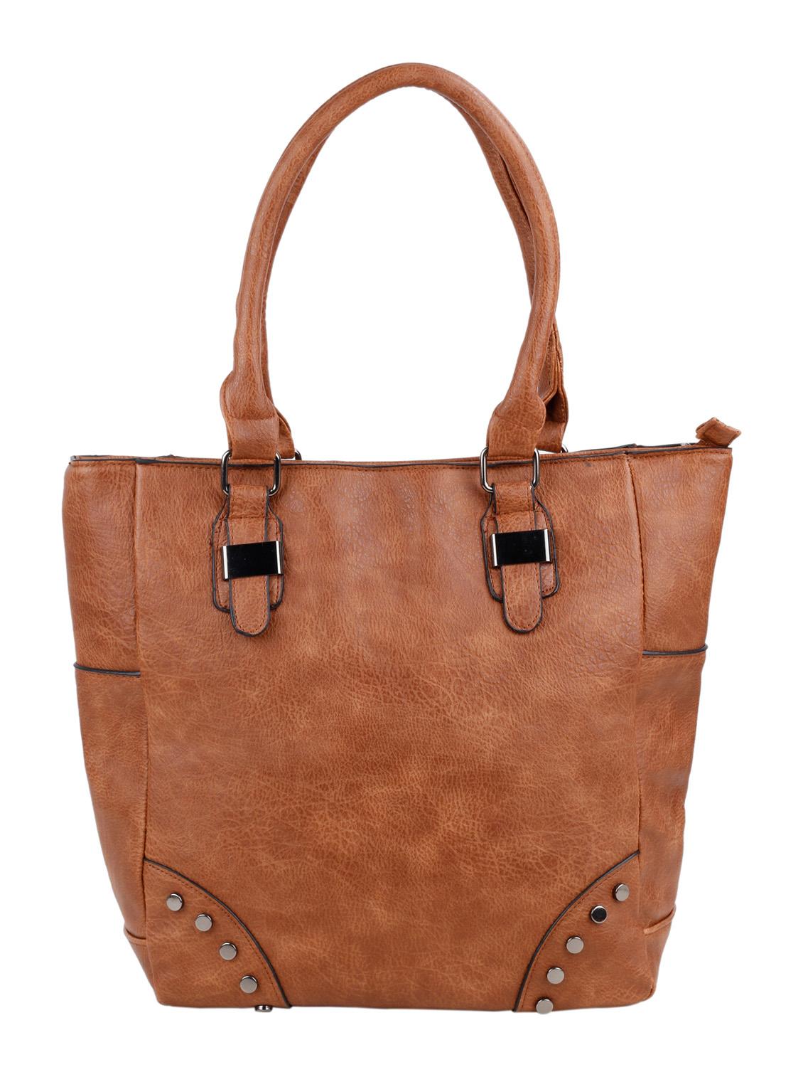 brown polyester handbag - 12905422 - Zoom Image - 0