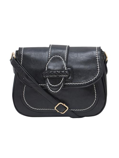 black polyester sling bag - 12905437 -  Standard Image - 0
