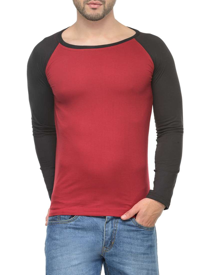 maroon cotton tshirt