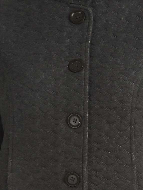 grey woolen fleece jacket - 12906173 -  Standard Image - 3