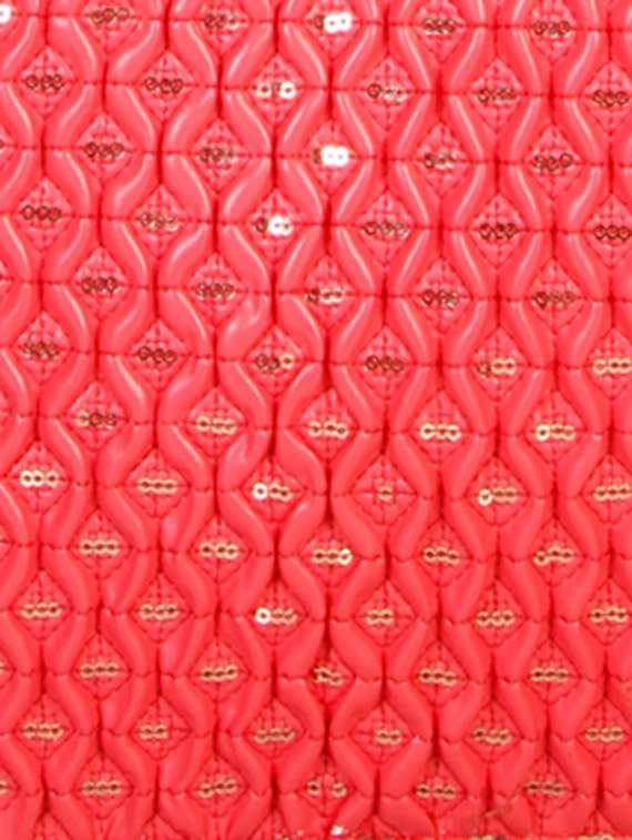 red leatherette clutch - 12906280 - Standard Image - 3