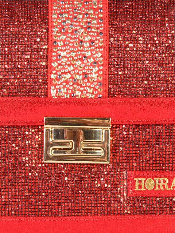 red leatherette sling bag - 12906293 - Standard Image - 3