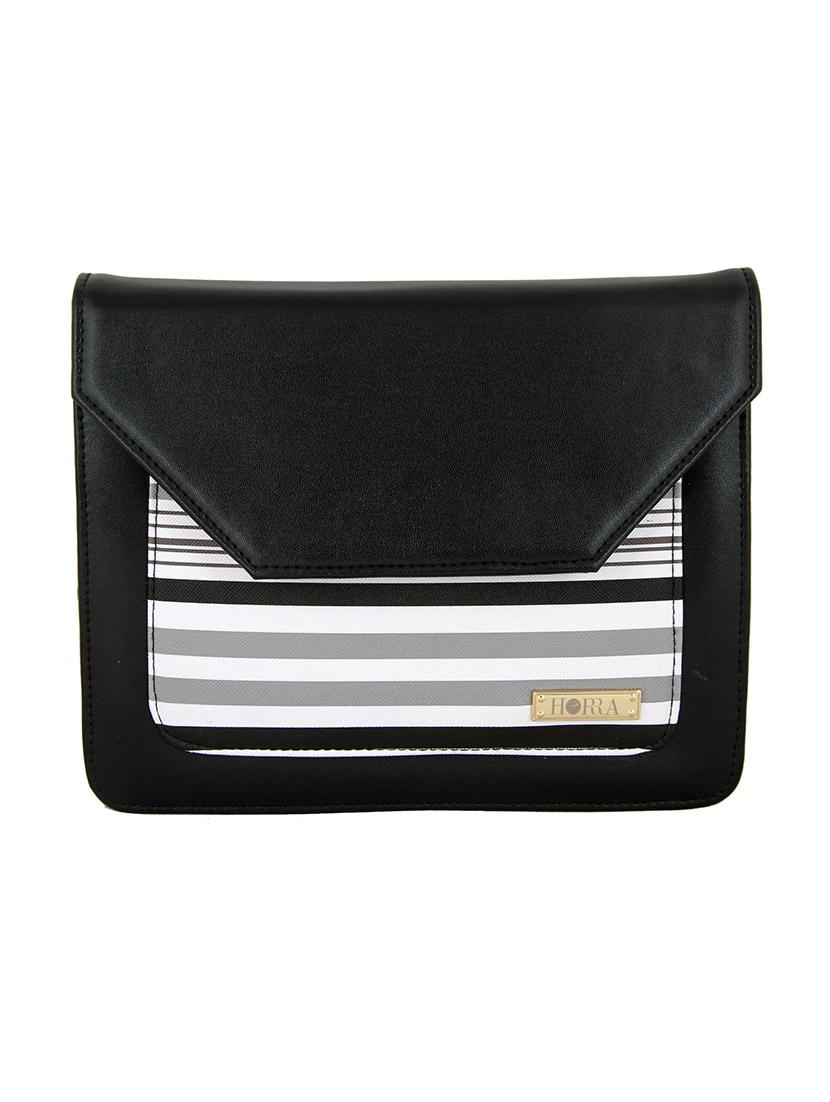black leatherette sling bag - 12906294 -  Zoom Image - 0