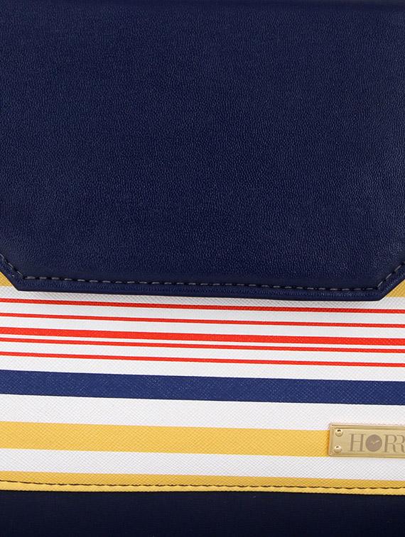 blue leatherette sling bag - 12906295 - Standard Image - 3