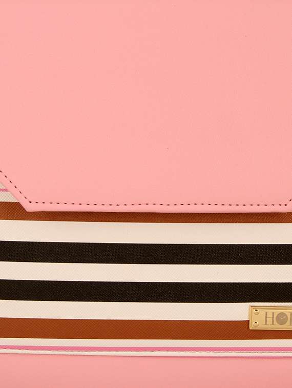 pink leatherette  sling bag - 12906296 -  Standard Image - 3