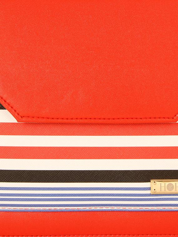 red leatherette sling bag - 12906297 - Standard Image - 3