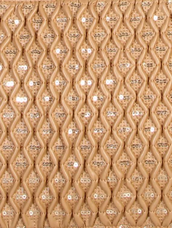 cream leatherette clutch - 12906312 - Standard Image - 3