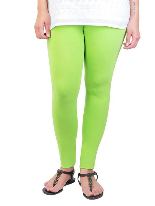 green cotton leggings - 12912000 - Standard Image - 0