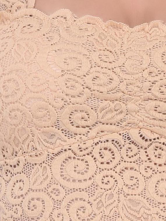beige lace lette bra - 12927340 - Standard Image - 3