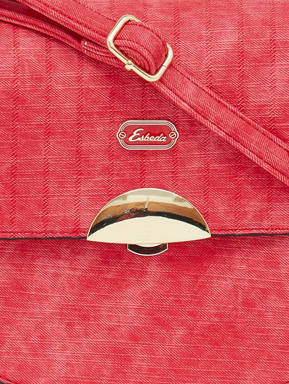 red synthetic leather sling bag - 12929470 - Standard Image - 3