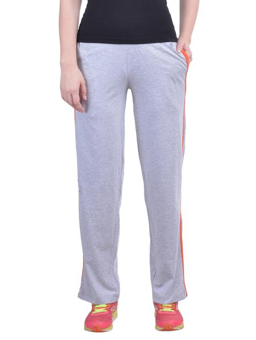 grey cotton track pant - 12932116 -  Standard Image - 0