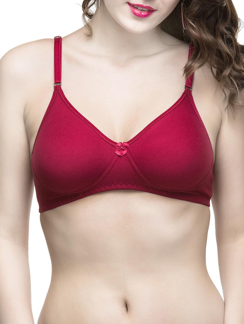 red hosery tshirt bra - 12932117 - Zoom Image - 0