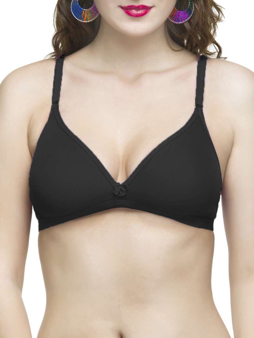 black hosery tshirt bra - 12932150 - Zoom Image - 0