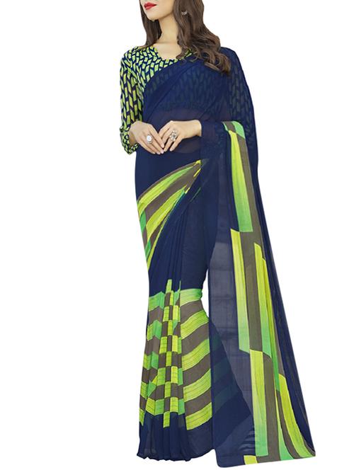 geometric printed saree - 12934808 -  Standard Image - 0