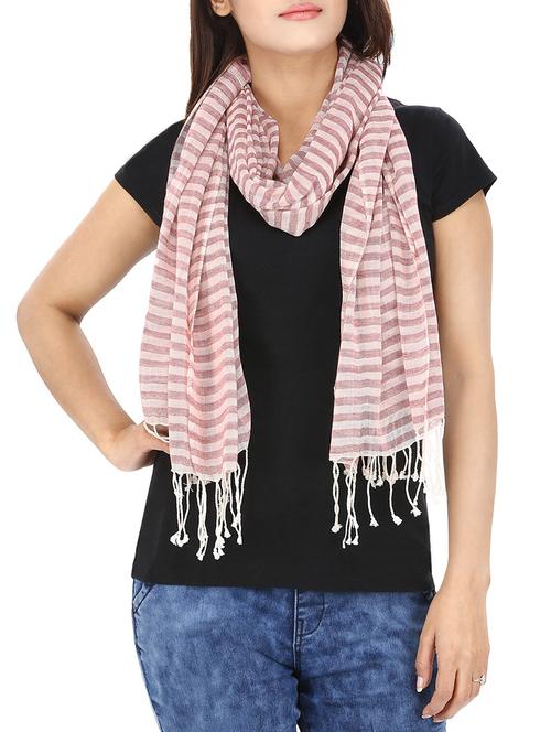 orange viscose stole - 12941376 - Standard Image - 0