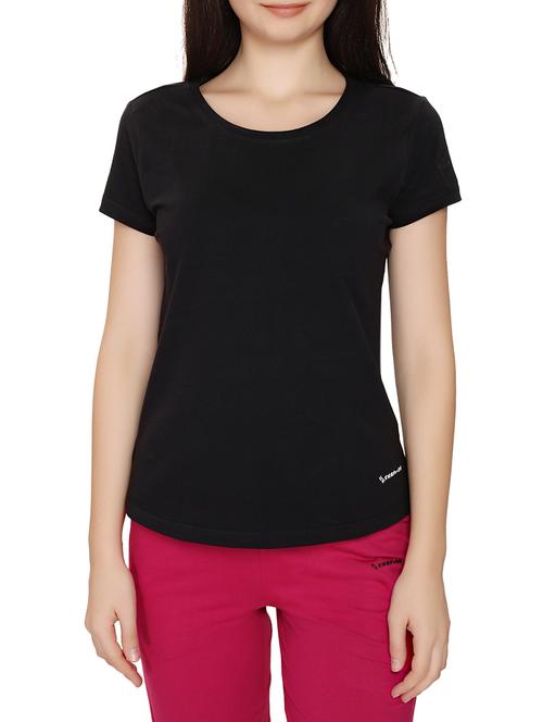 black cotton regular tshirt - 12944375 - Standard Image - 0